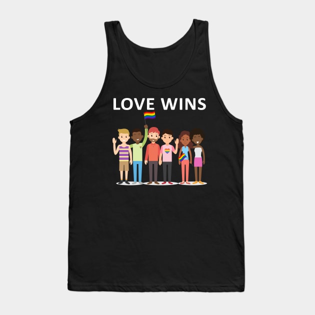 Love Wins, Love Wins design Tank Top by Aratack Kinder